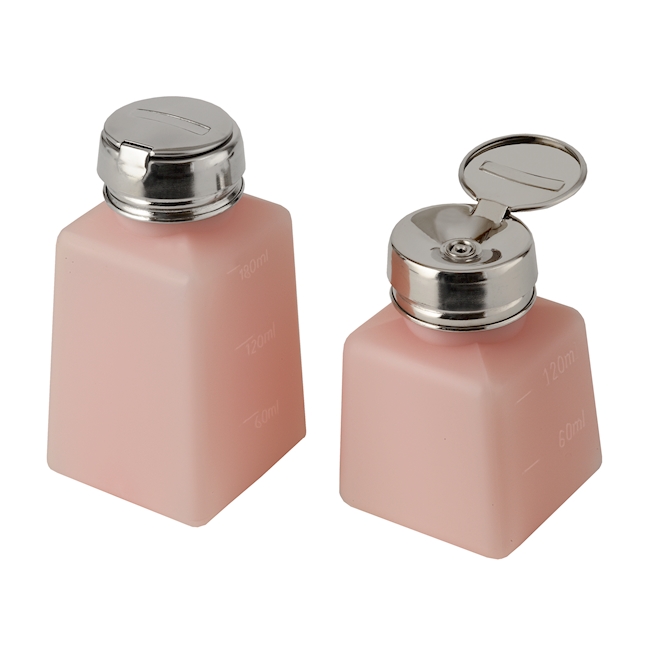 Security bottle / swab bottle 180 ml, pink